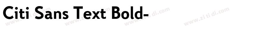Citi Sans Text Bold字体转换 Citi Sans Text Bold字体转换
